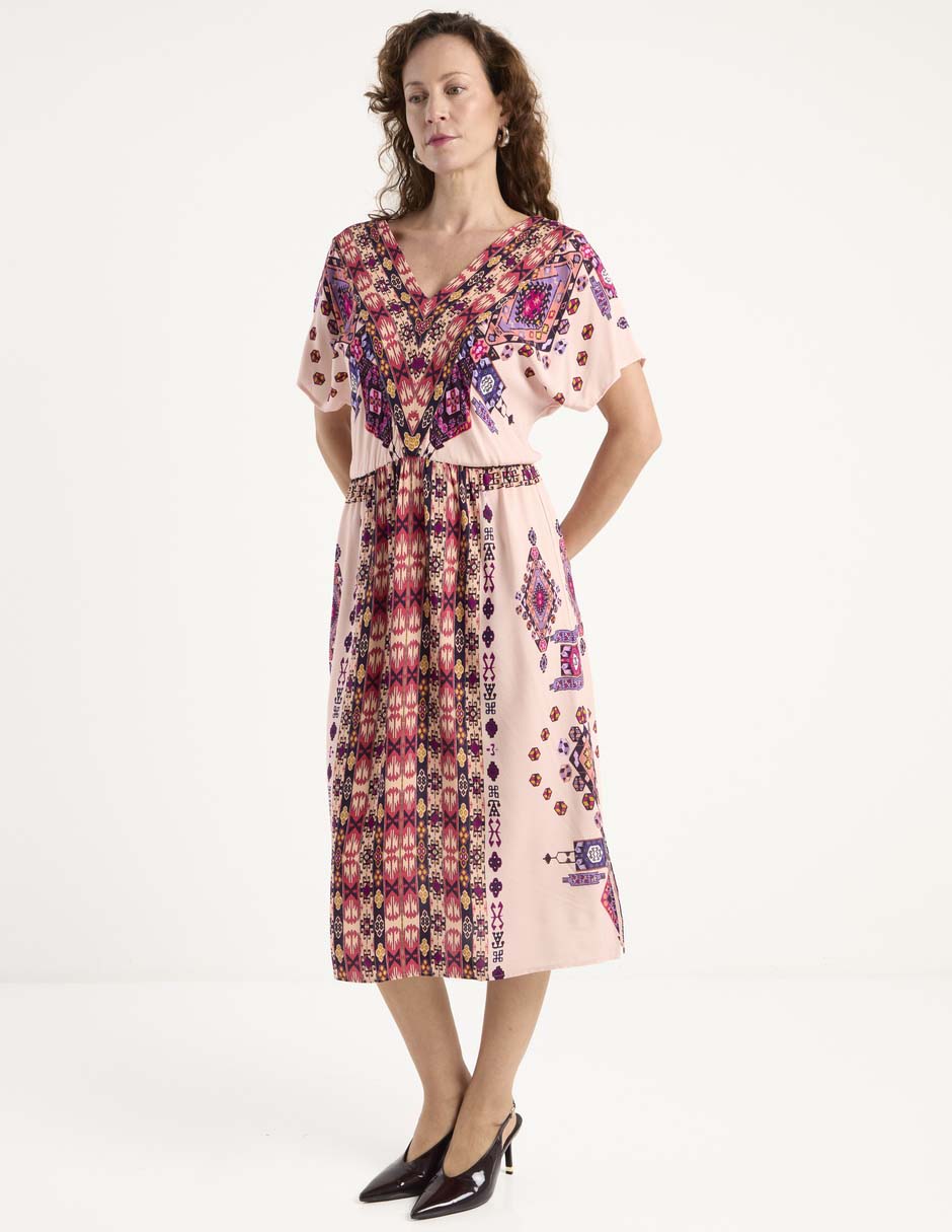 Vestido midi casual para mujer