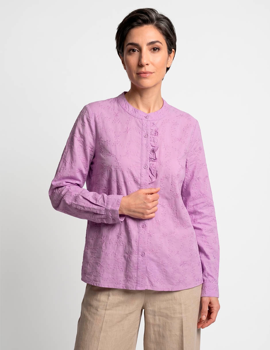 Blusa manga larga para mujer 1