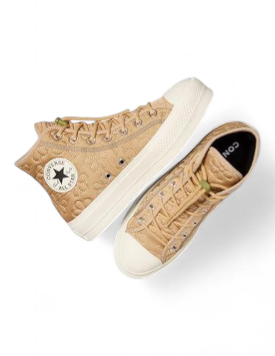 Tenis Chuck Taylor All Star Lift Platform Quilted para mujer