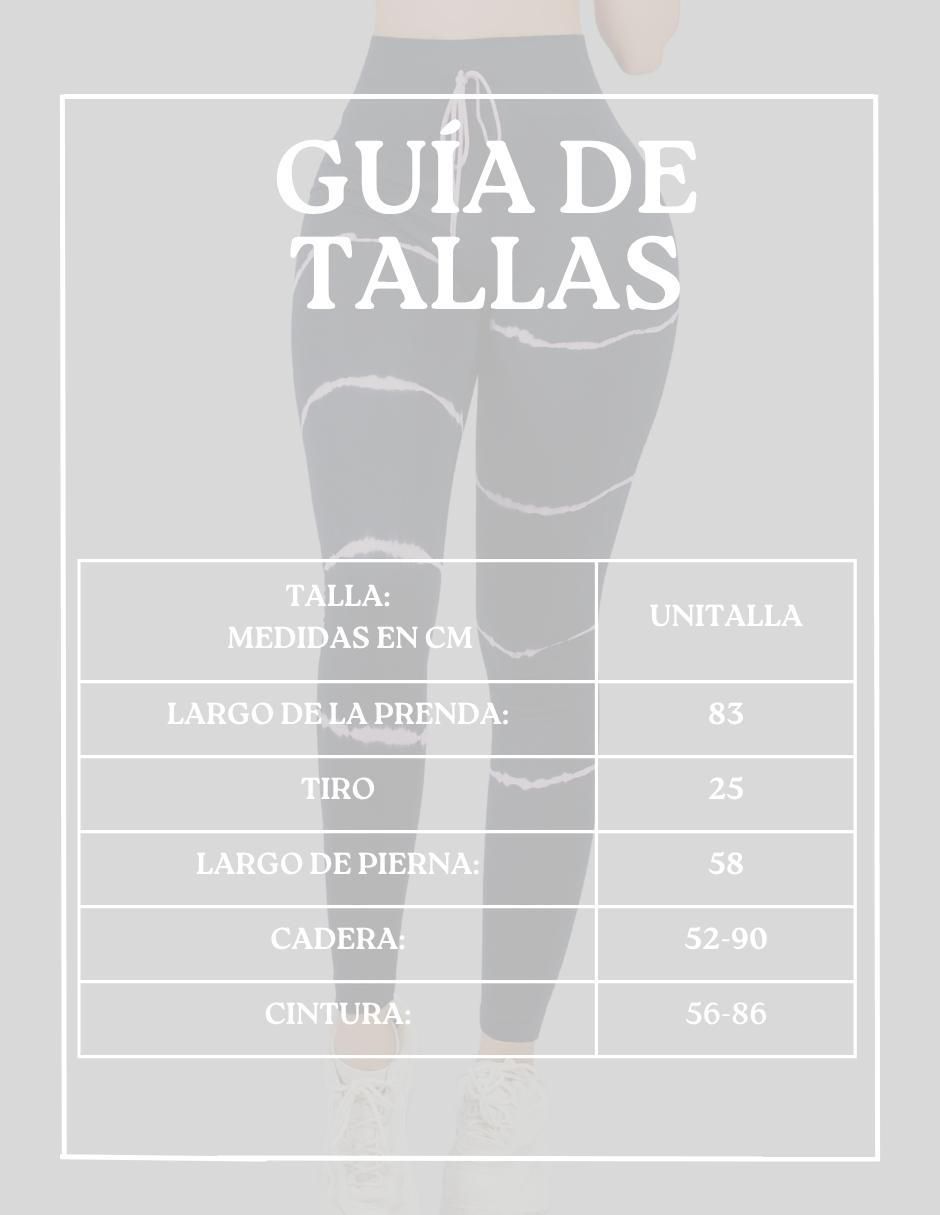 Legging cintura alta con elástico para mujer 3
