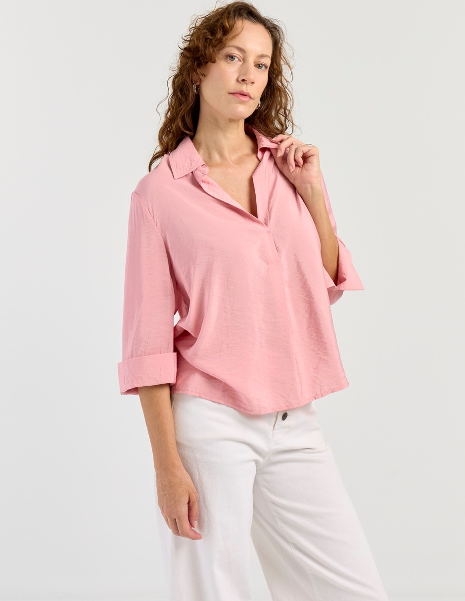 Blusa manga 3/4 para mujer 1