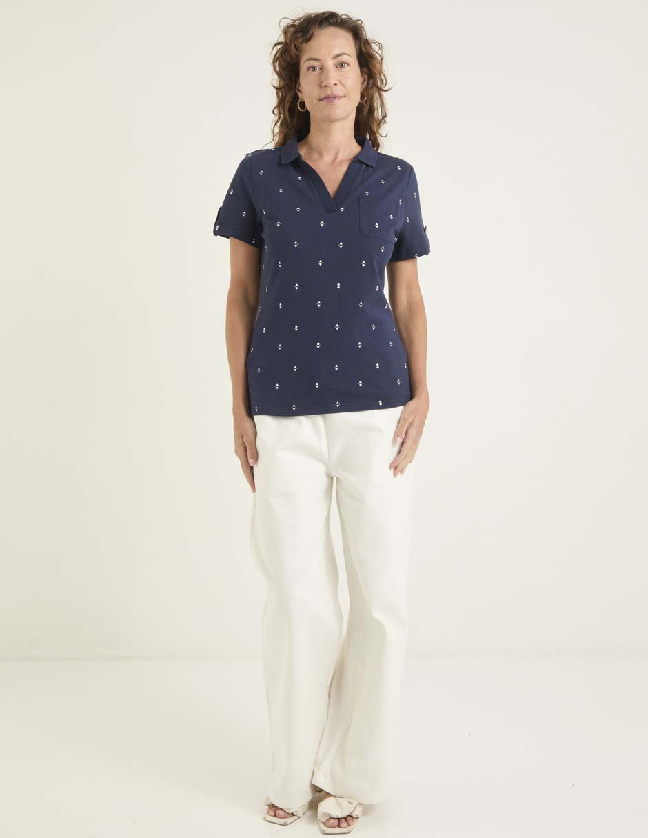 Playera tipo polo Lieb para mujer