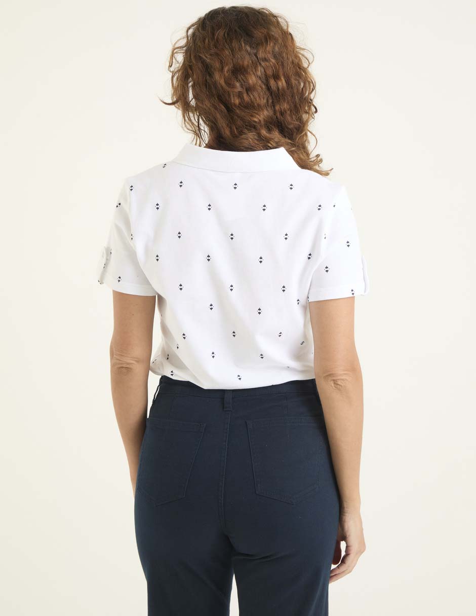 Playera tipo polo para mujer 2