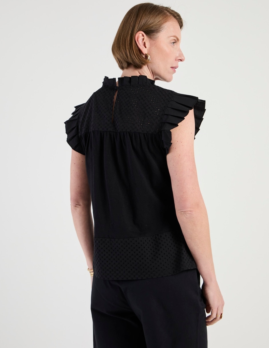 Blusa Lieb Basics manga corta para mujer