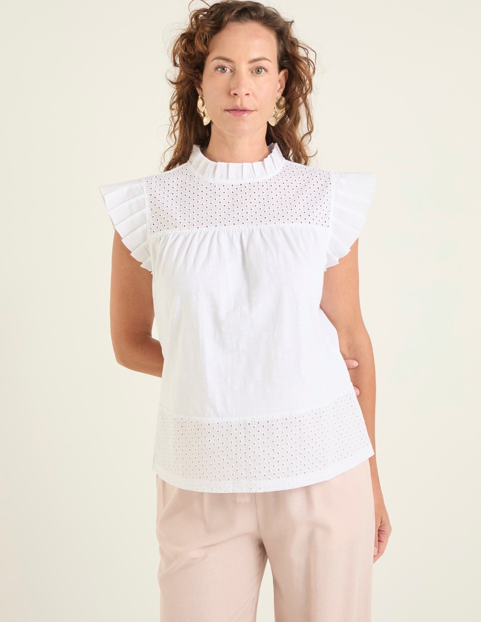 Blusa manga corta para mujer Blusa manga corta para mujer