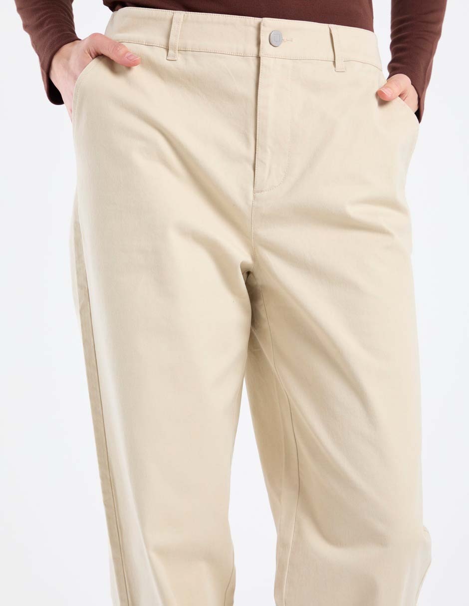 Pantalón chino straight para mujer 2