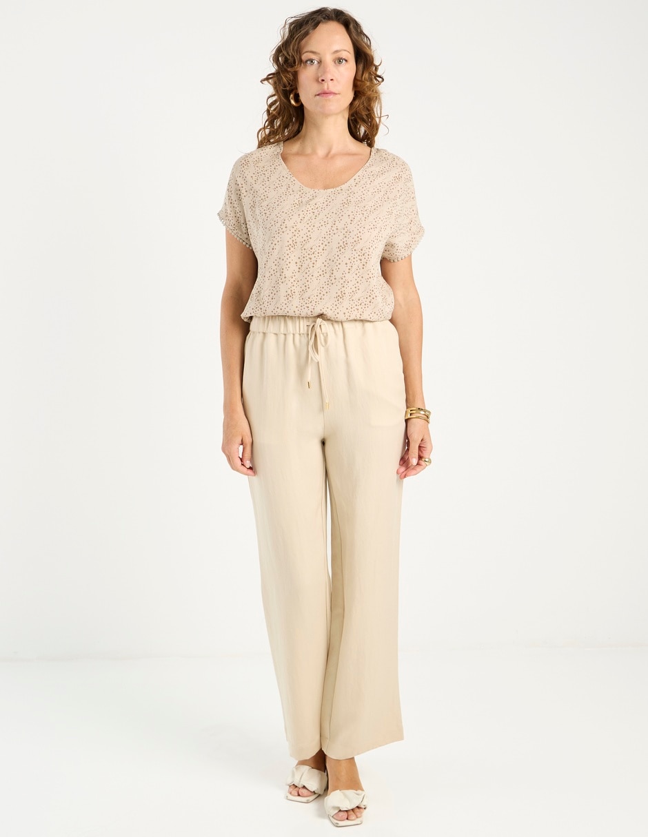 Pantalón easy pant Lieb straight para mujer