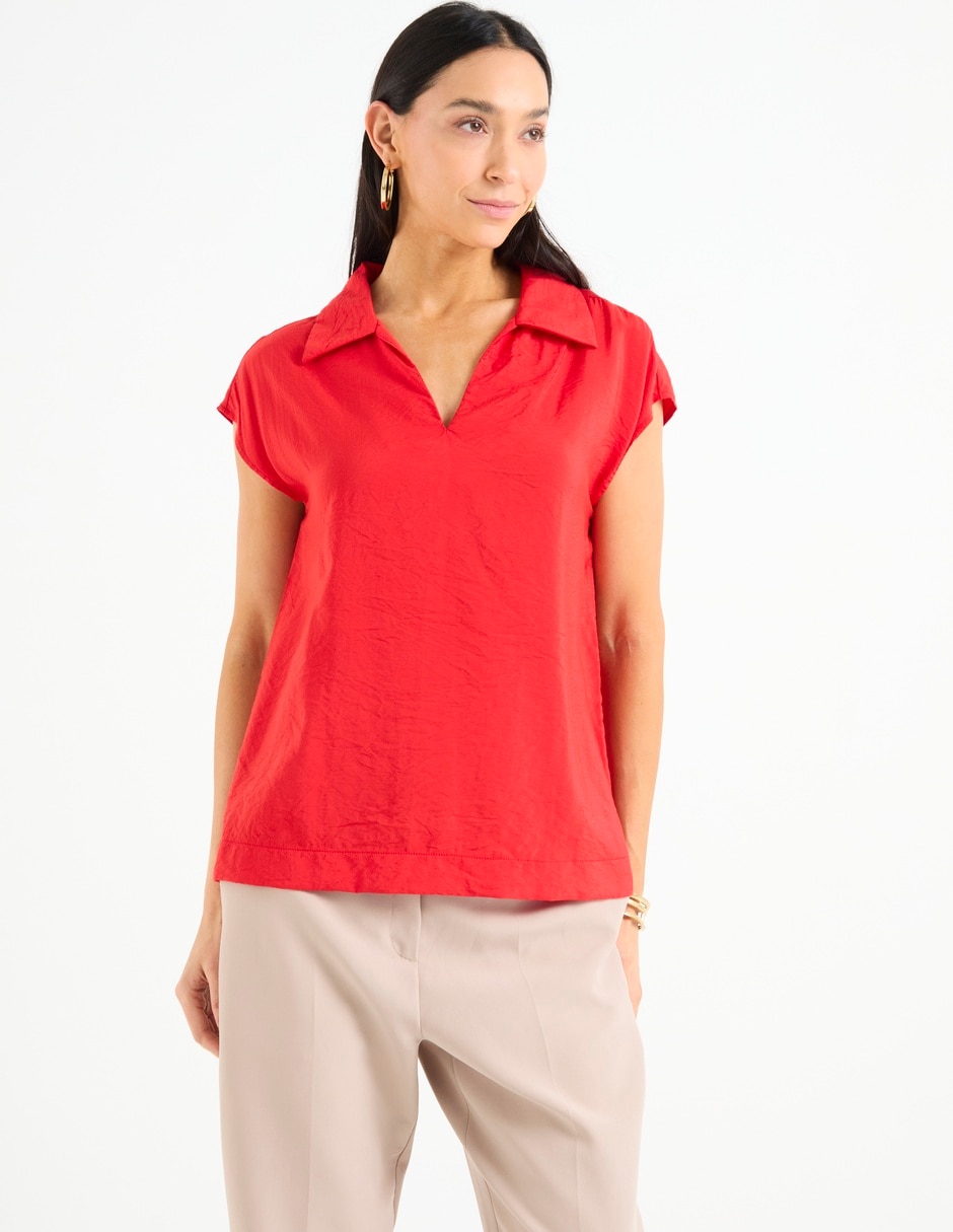 Blusa manga corta para mujer Blusa manga corta para mujer