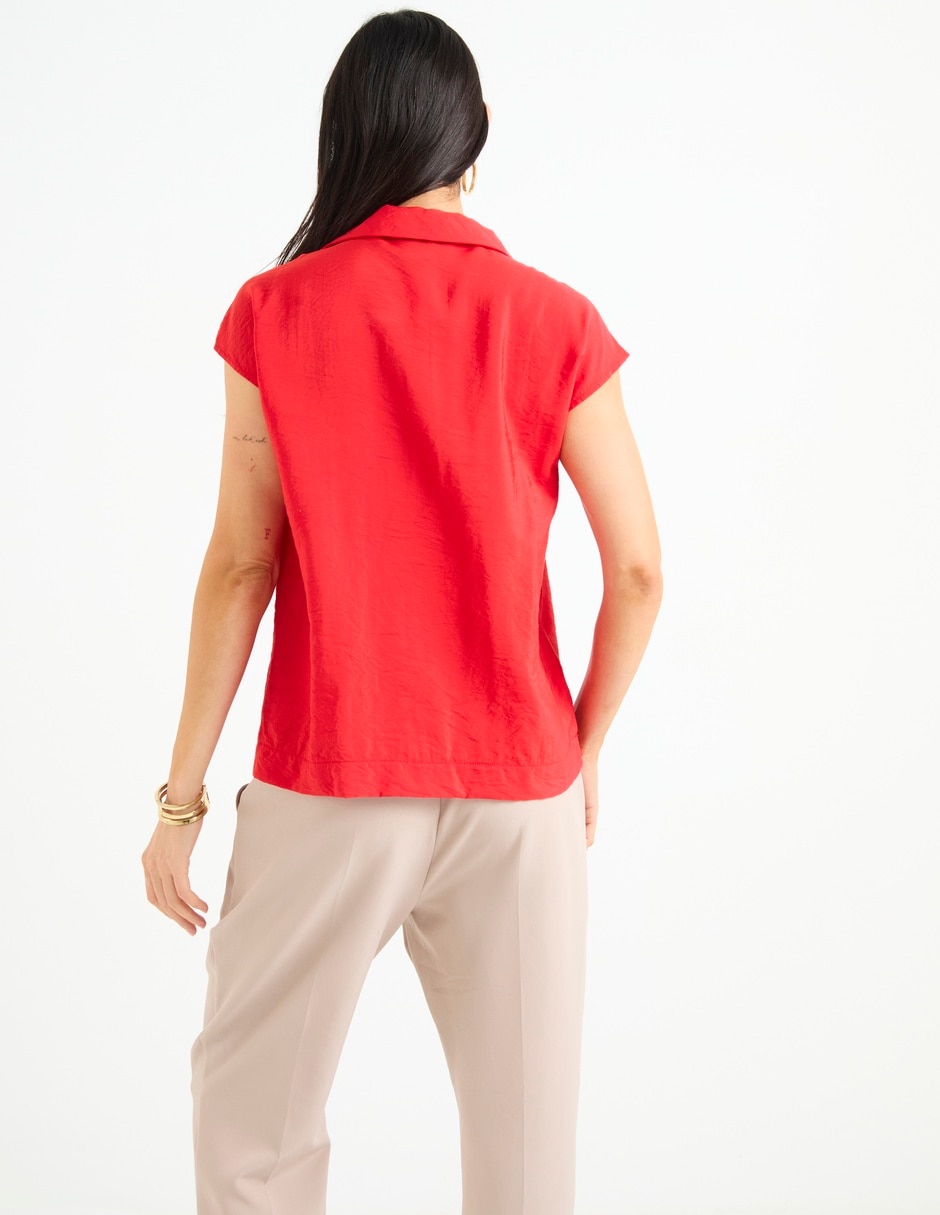 Blusa Lieb manga corta para mujer
