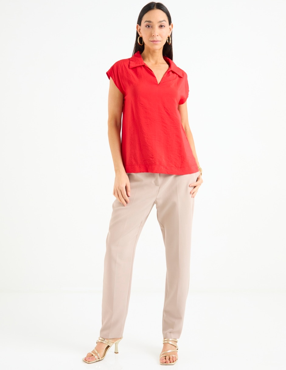 Blusa Lieb manga corta para mujer