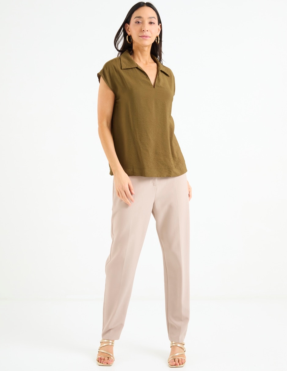 Blusa Lieb manga corta para mujer