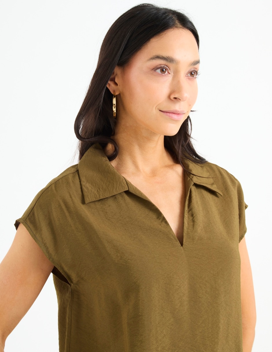 Blusa Lieb manga corta para mujer