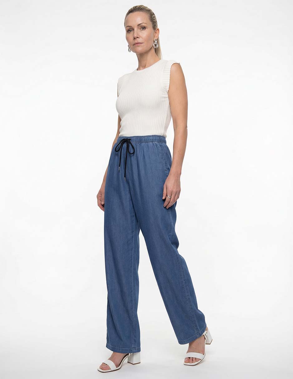 Jeans amplio para mujer 4