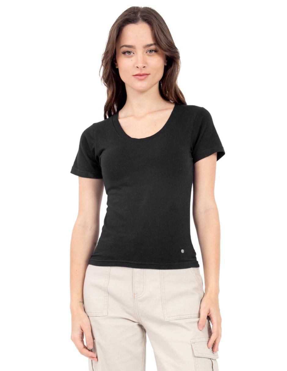 Set playera manga corta cuello redondo mujer 5
