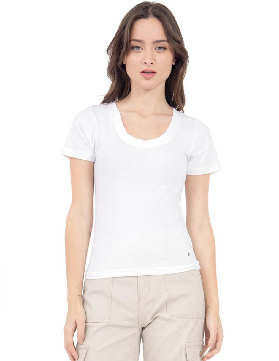 Set playera manga corta cuello redondo para mujer 2