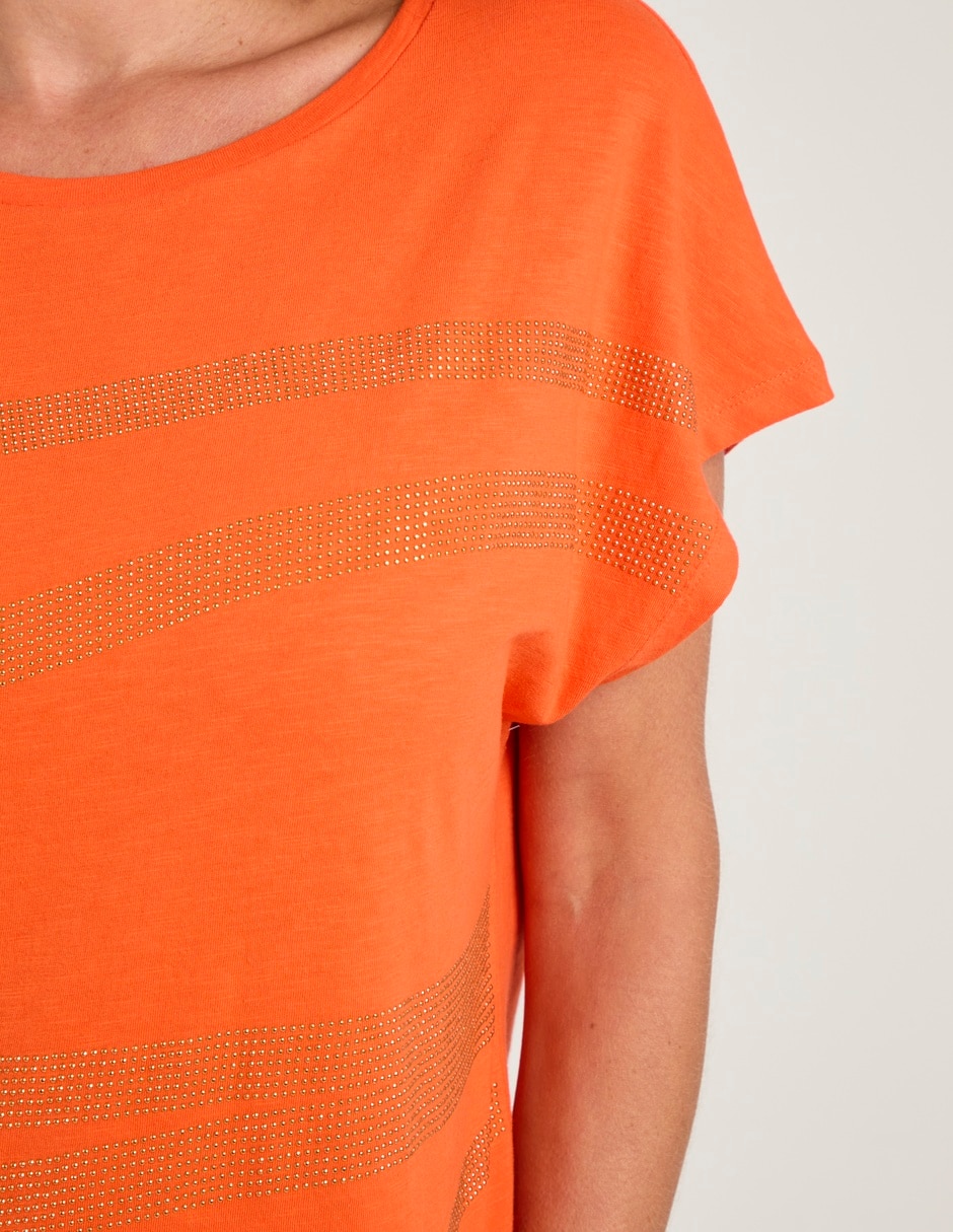 Blusa manga corta para mujer