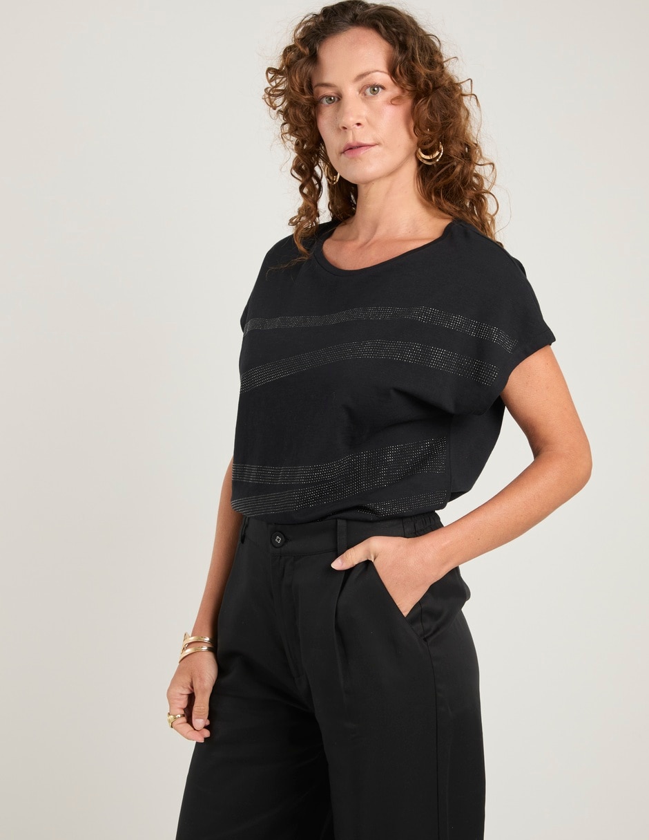Blusa manga corta para mujer Blusa manga corta para mujer