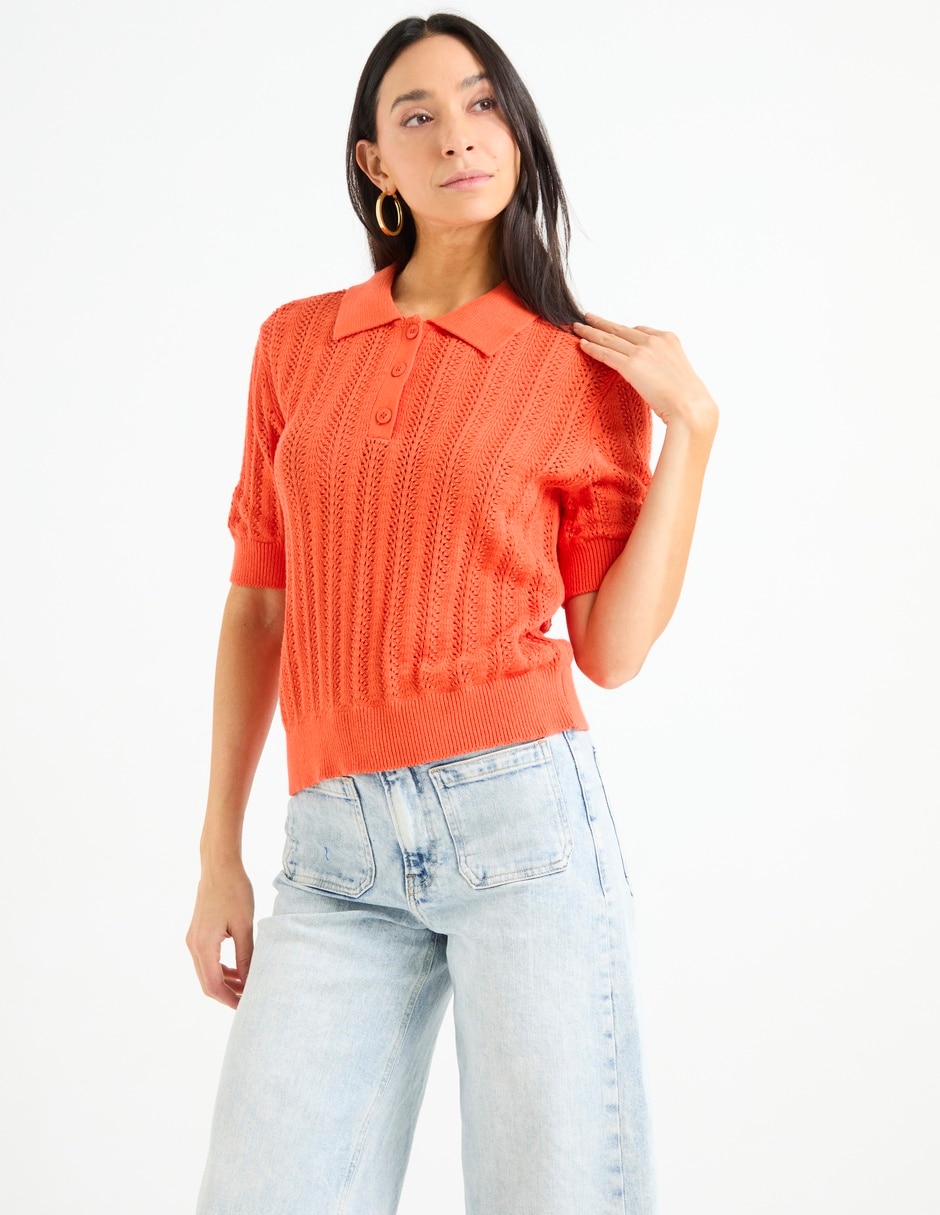 Playera tipo polo para mujer Playera tipo polo para mujer