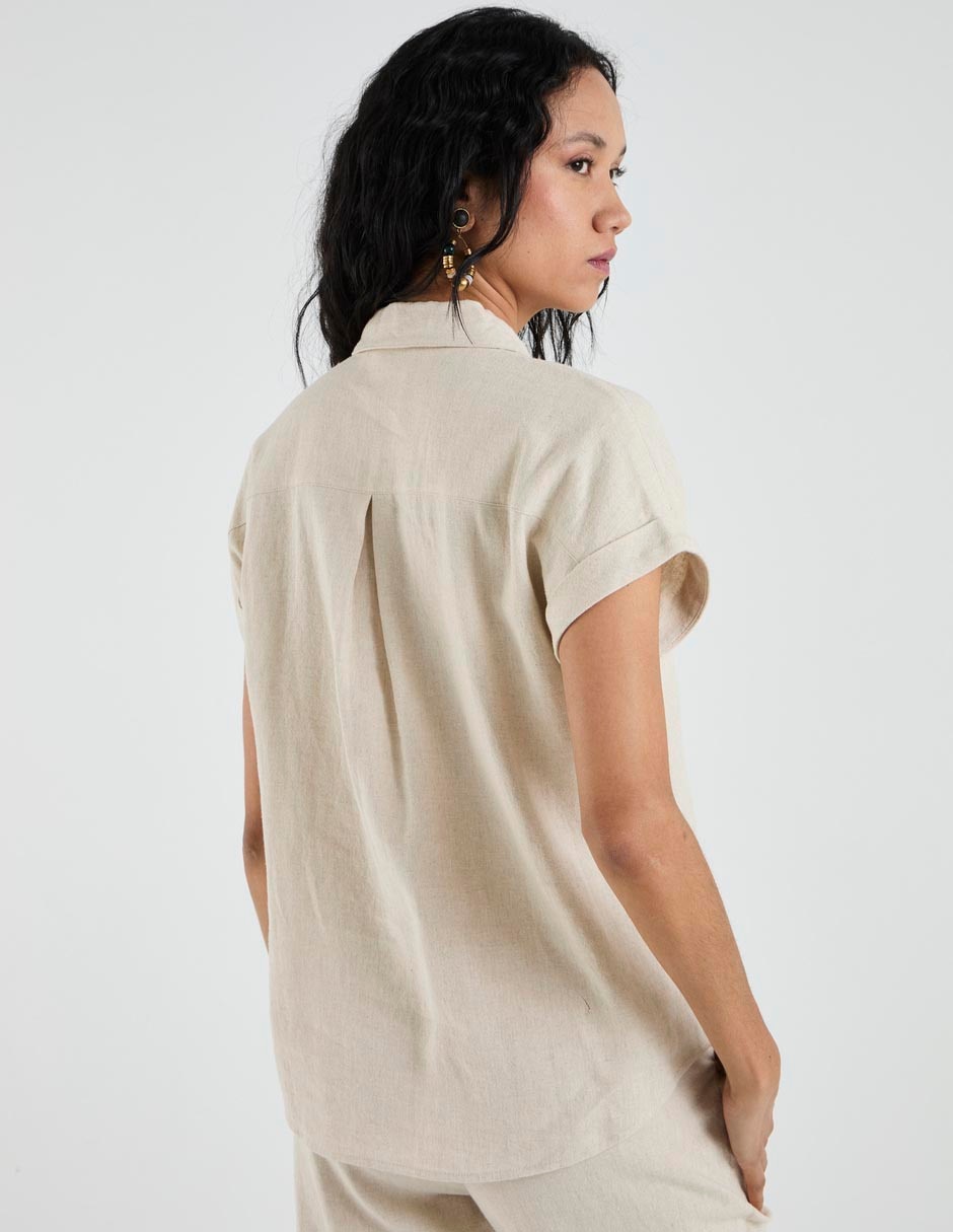 Blusa Lieb Basics manga corta para mujer