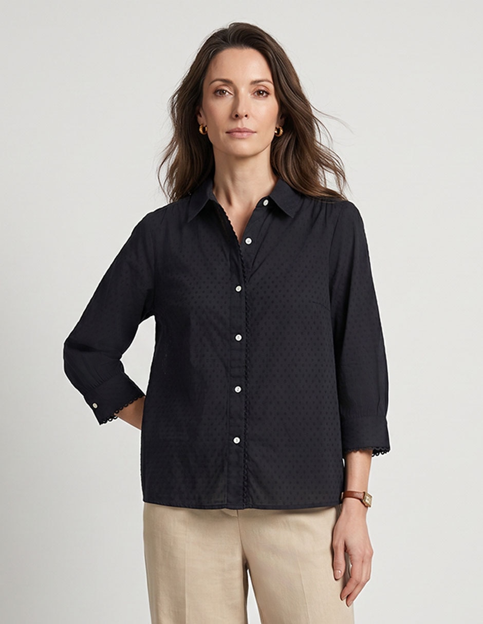 Blusa lieb manga 3/4 para mujer