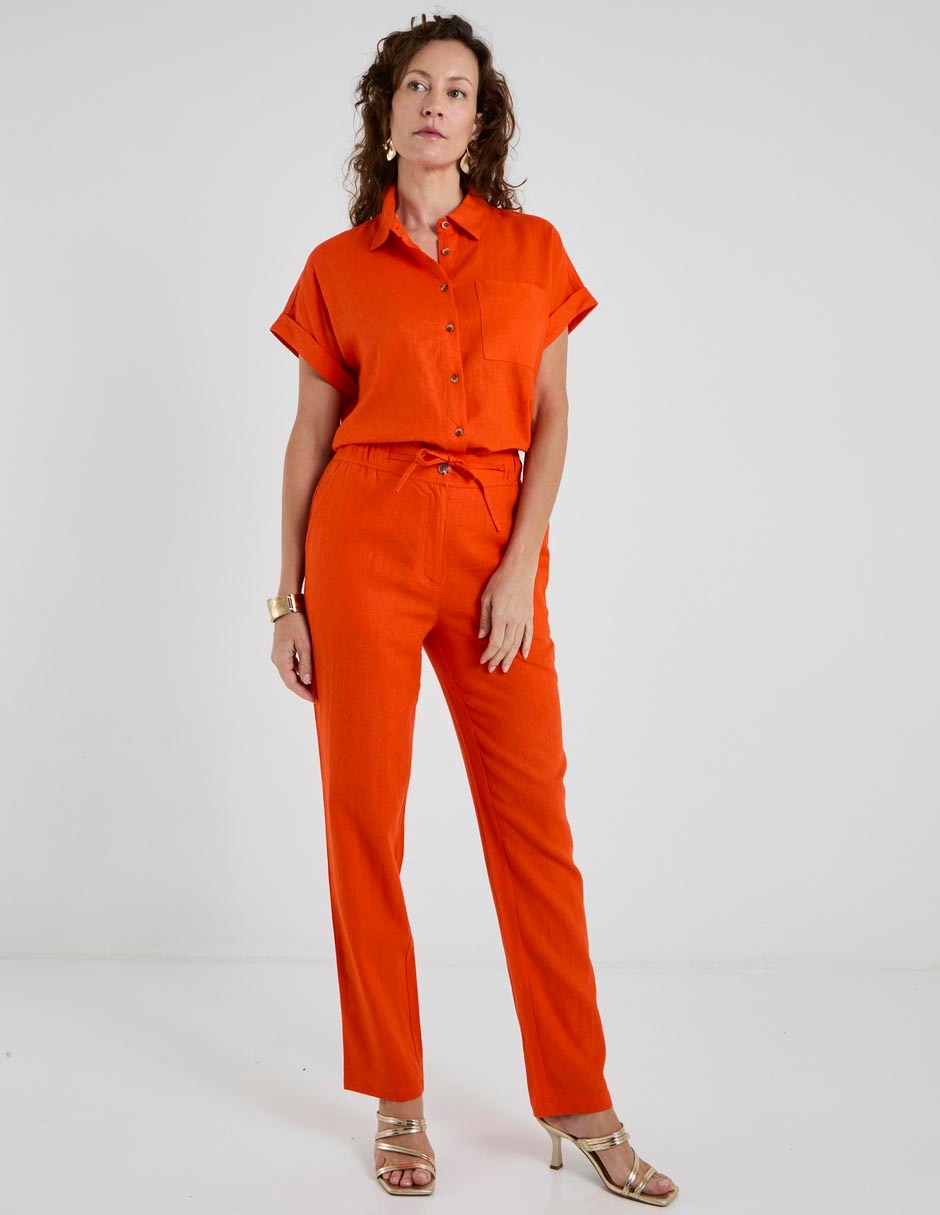 Pantalón Basics straight para mujer 3