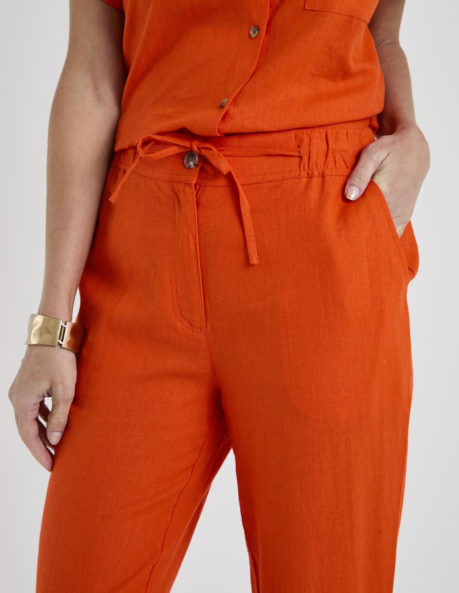 Pantalón Basics straight para mujer 4