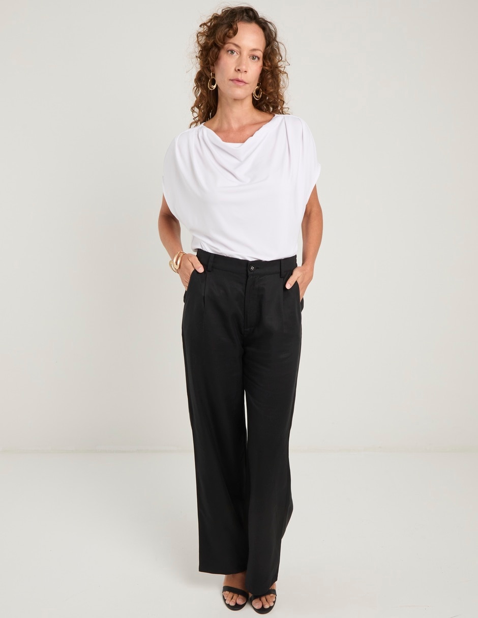 Blusa manga corta para mujer 5