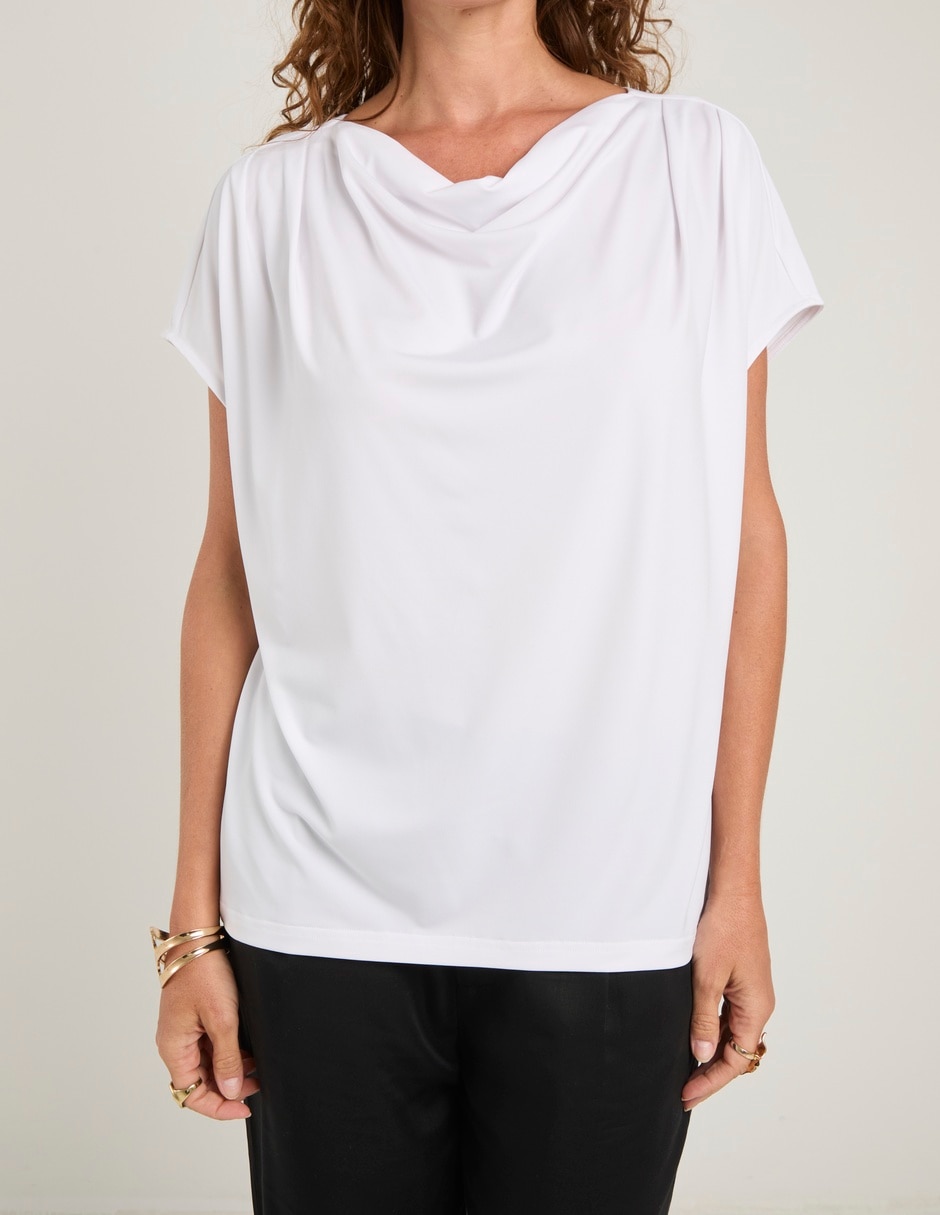 Blusa manga corta para mujer 3
