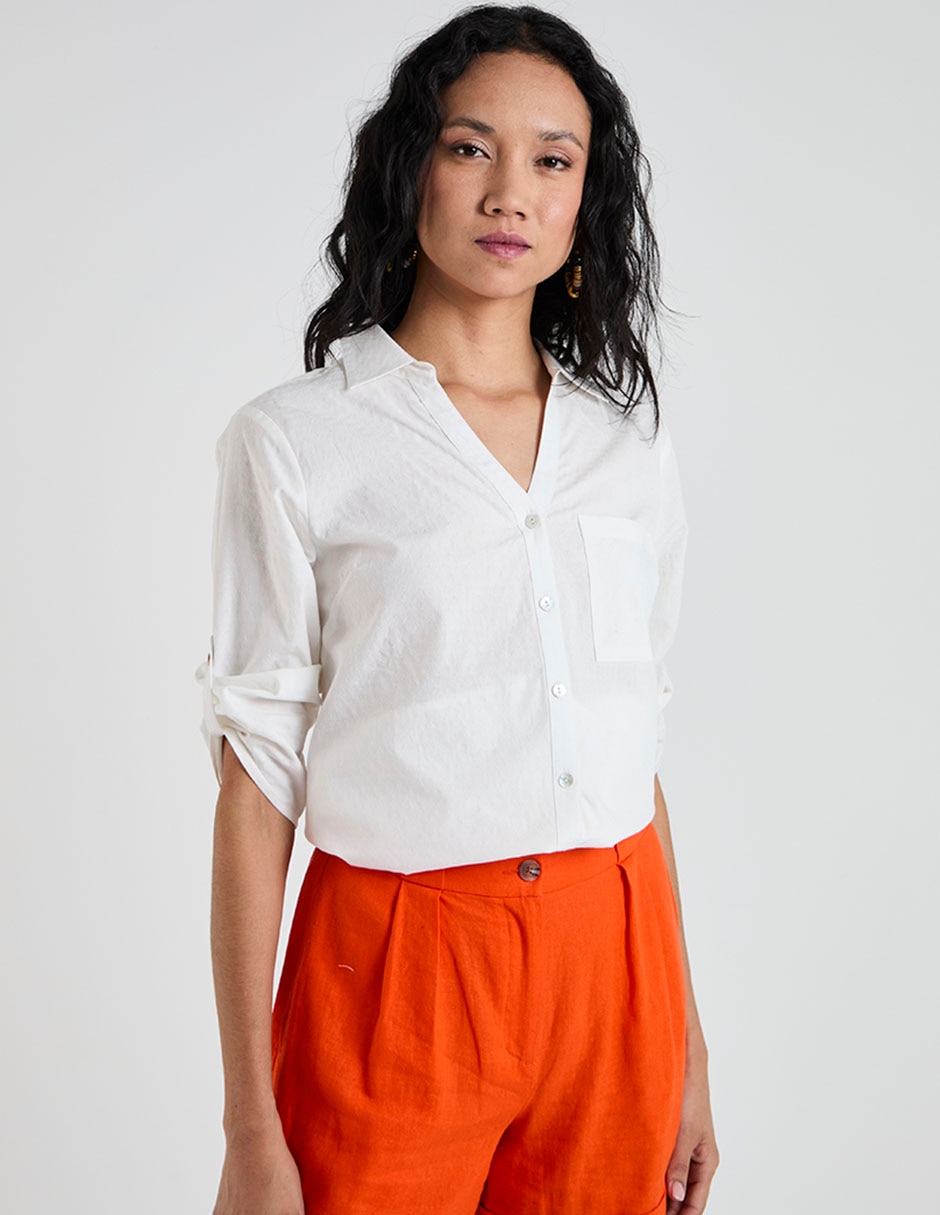 Blusa manga 3/4 para mujer