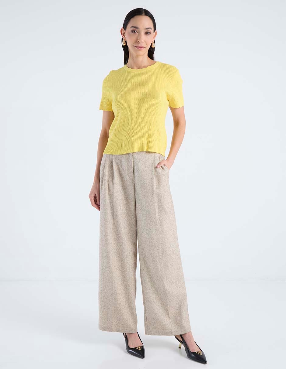 Blusa Lieb manga corta para mujer