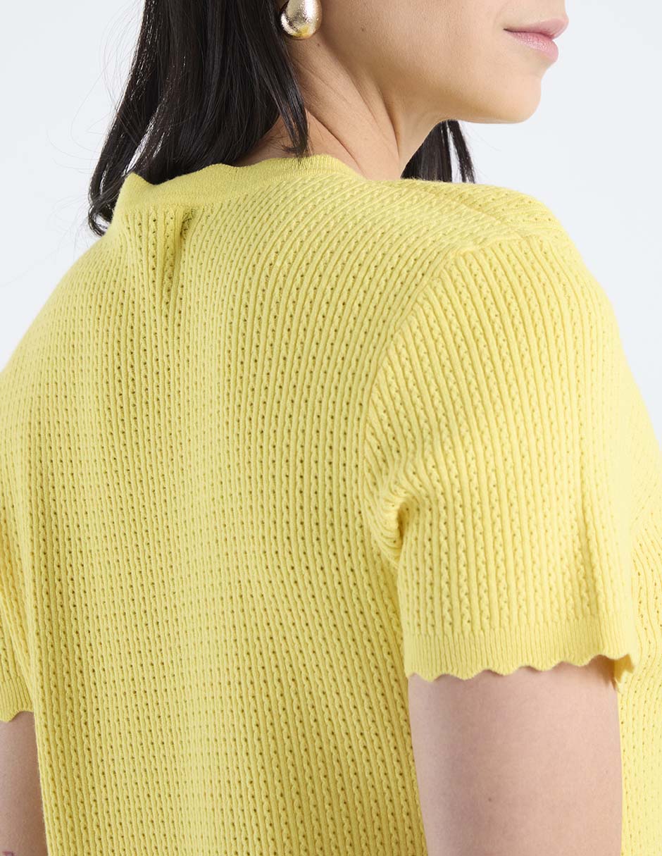 Blusa Lieb manga corta para mujer