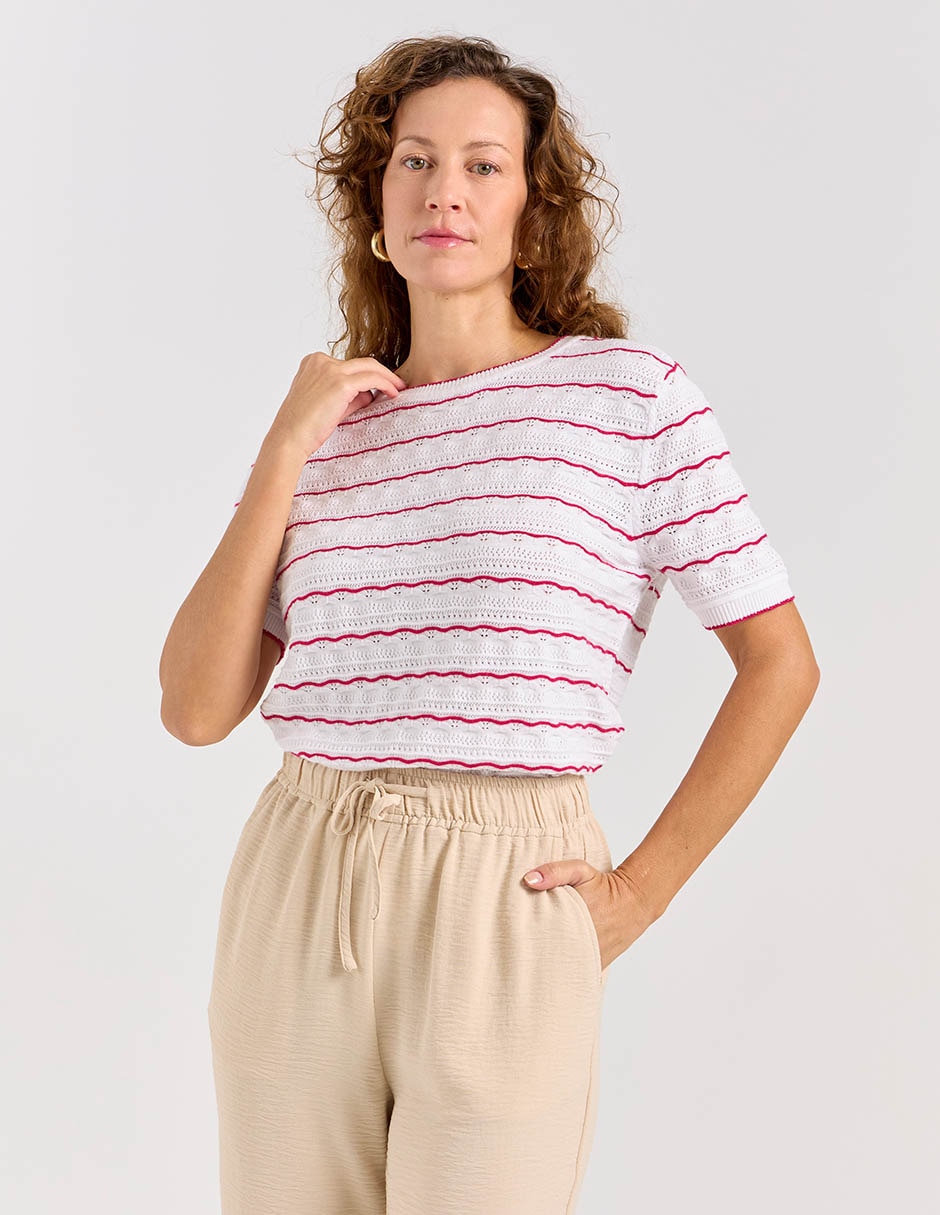Blusa manga corta para mujer 1