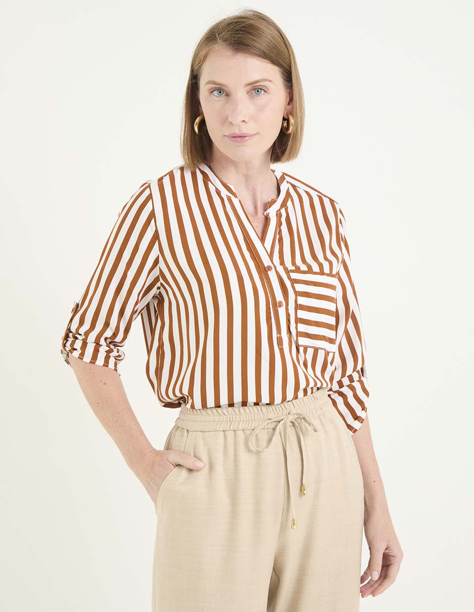 Blusa manga 3/4 para mujer 1