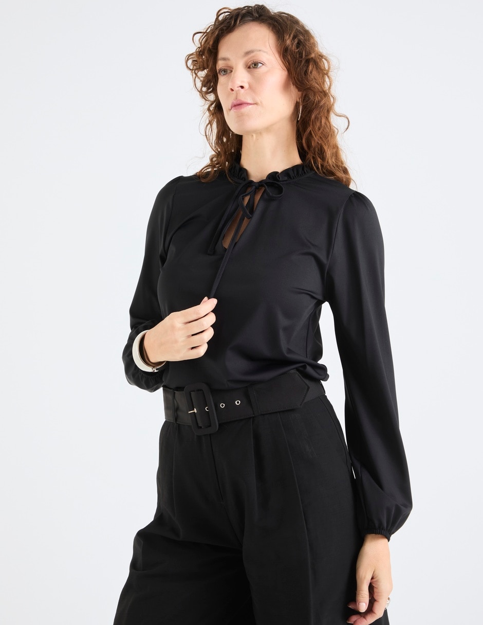 Blusa manga larga para mujer 1