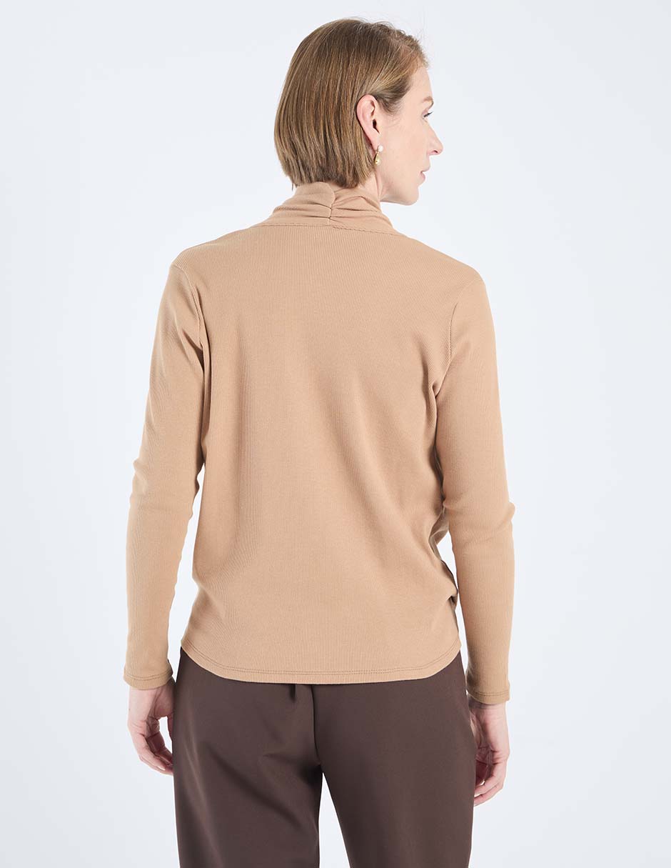 Suéter Lieb cuello cruzado para mujer