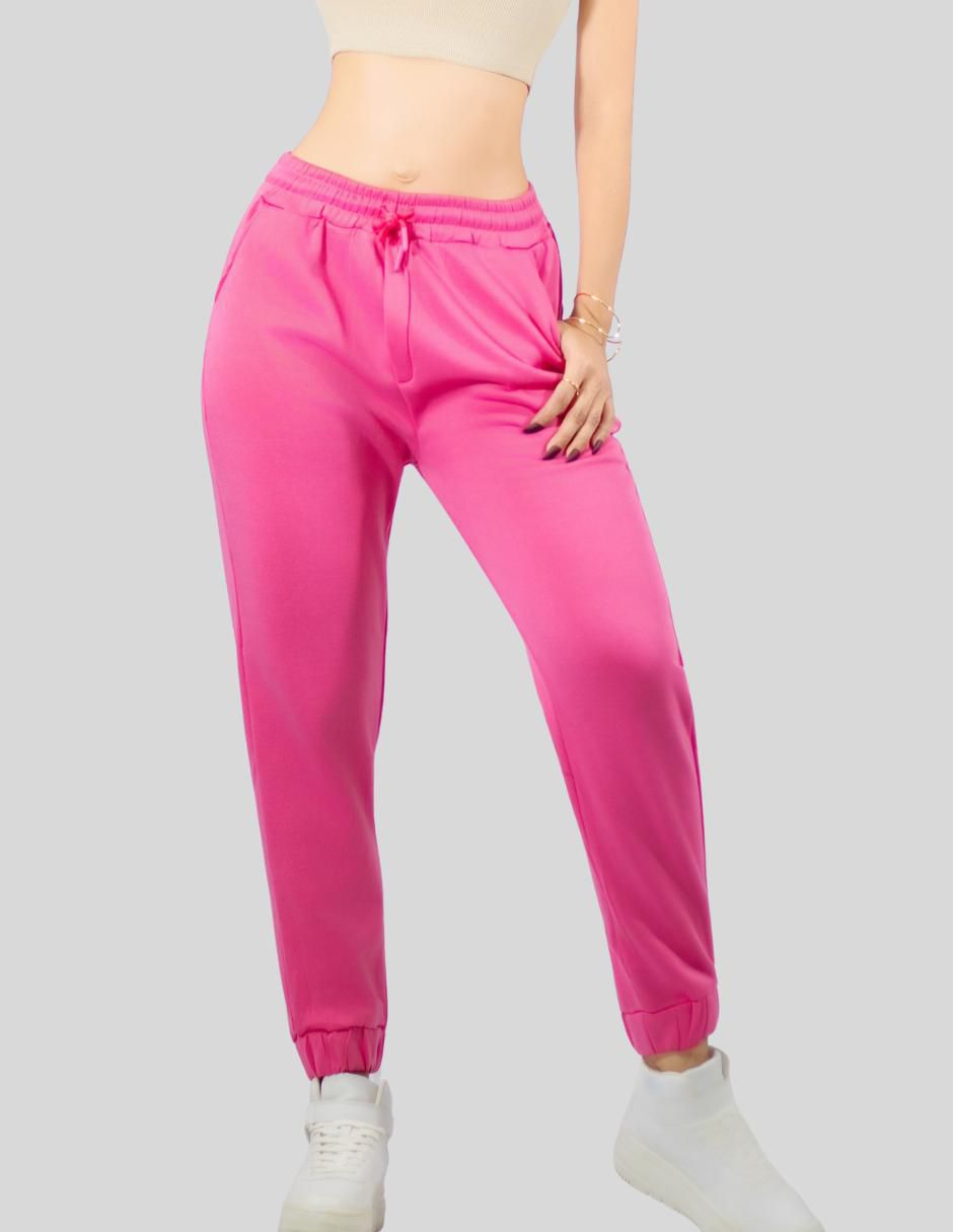 Pants regular con agujeta para mujer