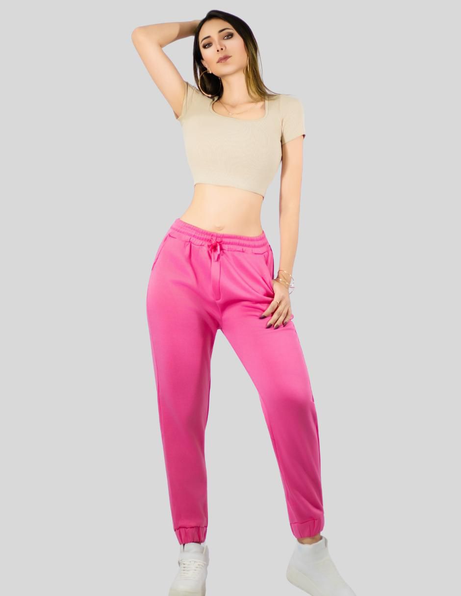 Pants regular con agujeta para mujer 5