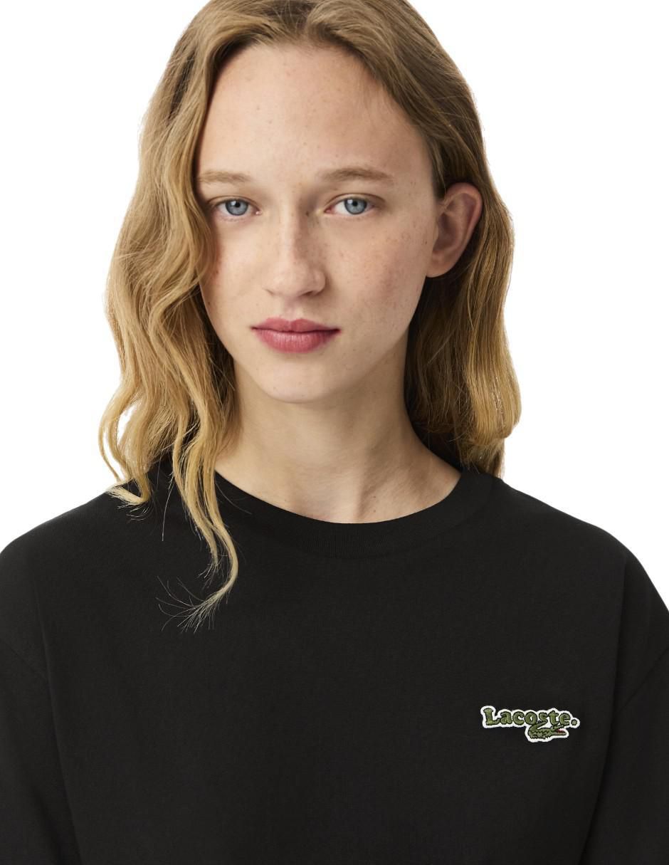Playera manga corta Lacoste cuello redondo para mujer