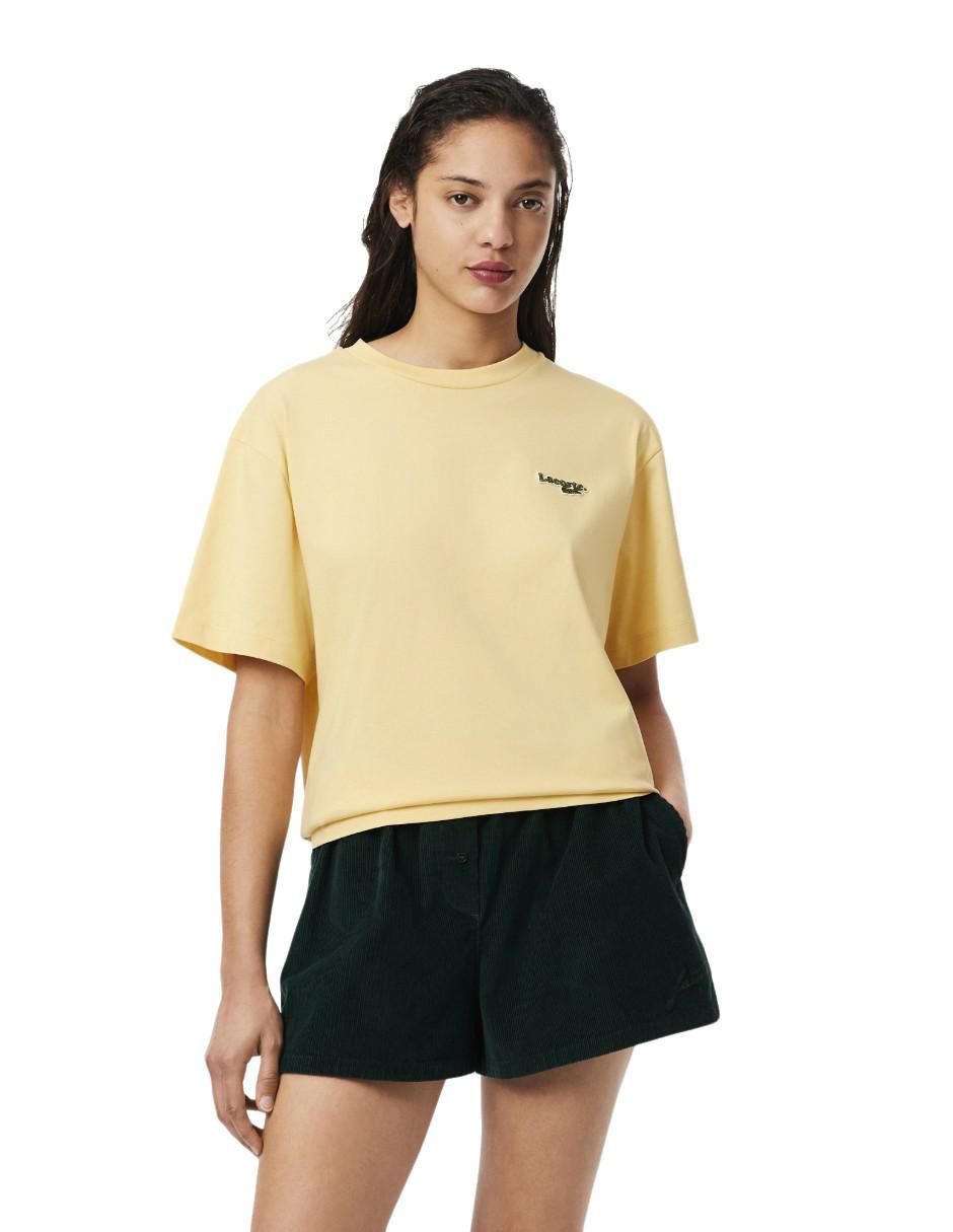 Playera manga corta cuello redondo para mujer Playera manga corta cuello redondo para mujer
