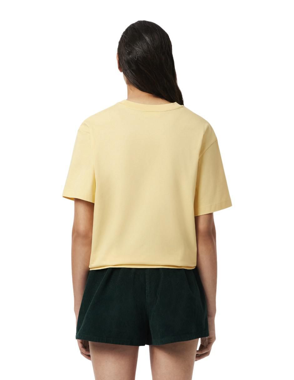 Playera manga corta Lacoste cuello redondo para mujer
