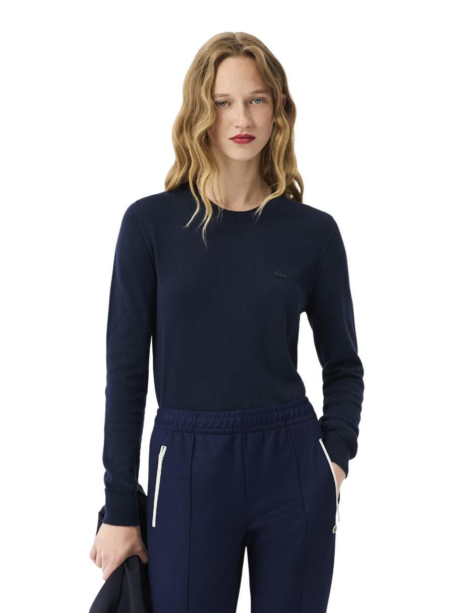 Suéter cuello redondo para mujer
