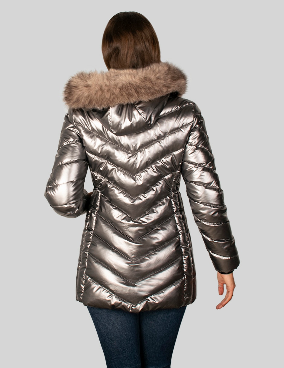 Chamarra acolchada greenlander para mujer