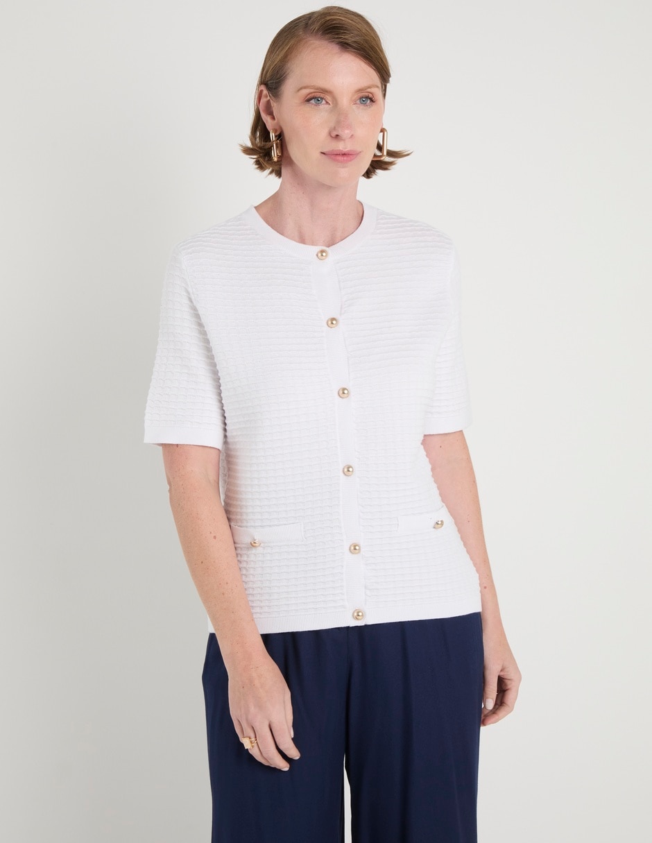 Blusa manga corta para mujer 5