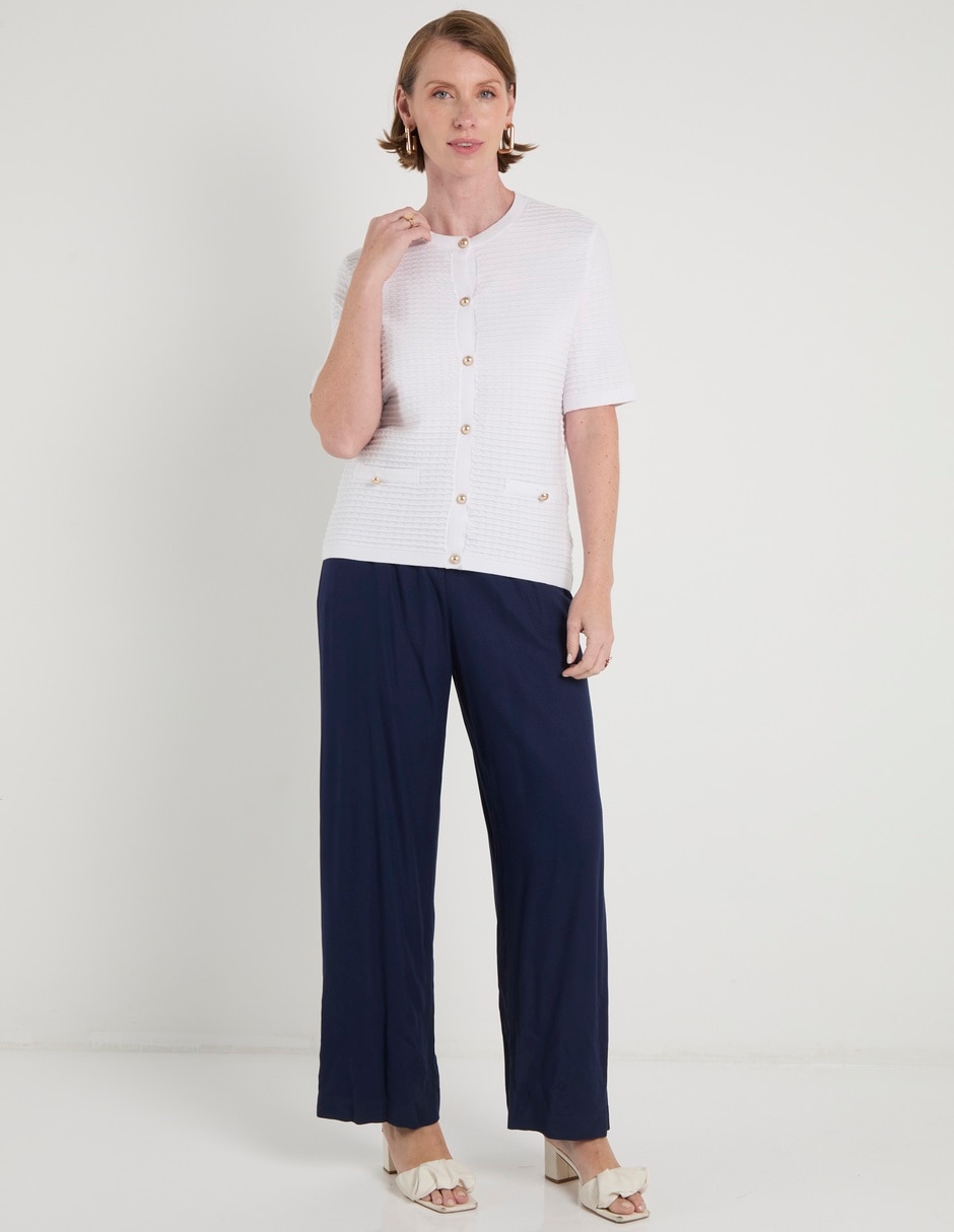 Blusa manga corta para mujer 4
