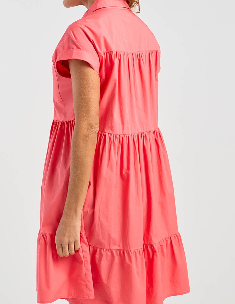 Vestido arriba rodilla casual para mujer 5