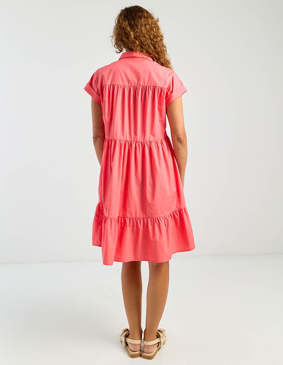 Vestido arriba rodilla casual para mujer 6