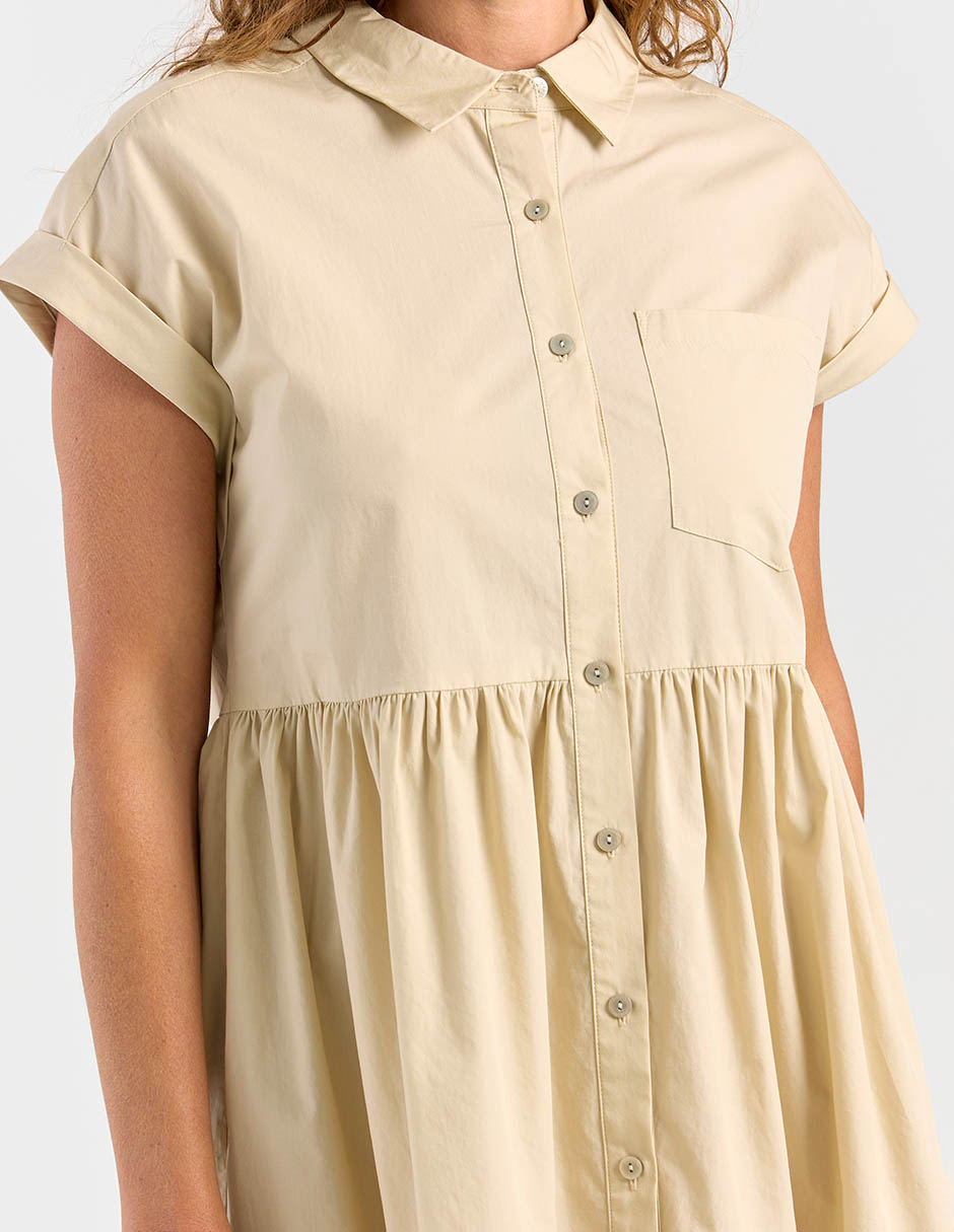 Vestido arriba rodilla casual para mujer 3