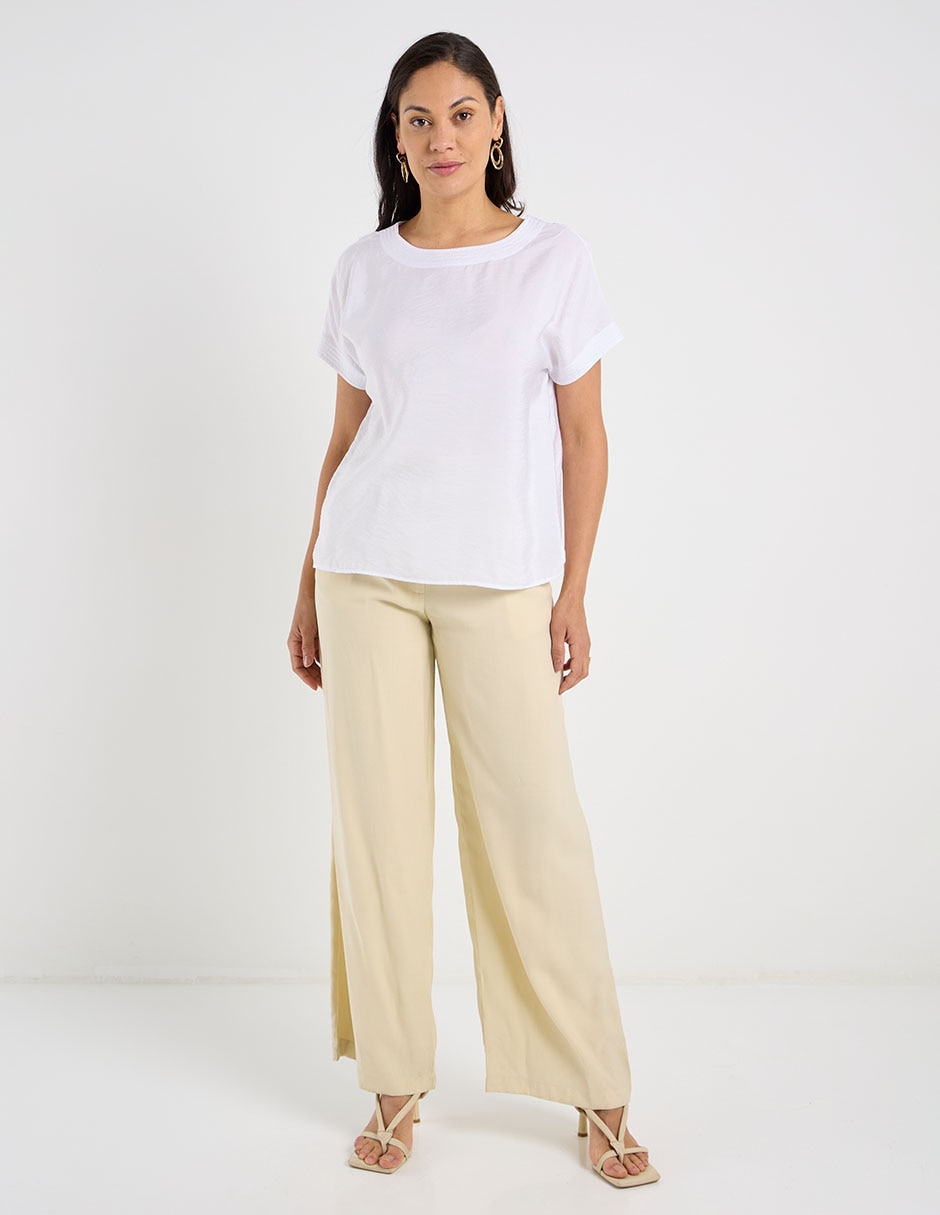 Blusa manga corta para mujer 5