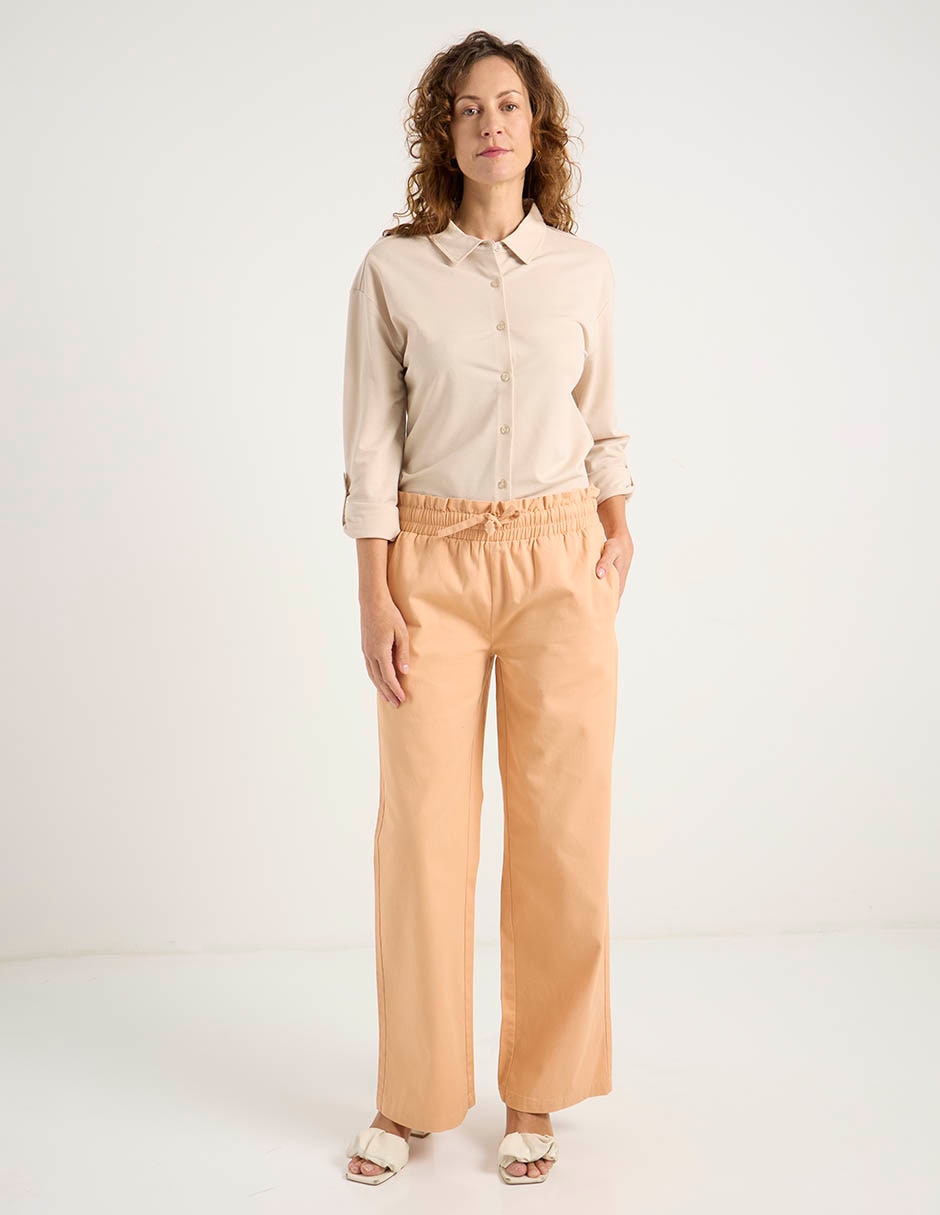 Blusa camisera manga larga para mujer 5