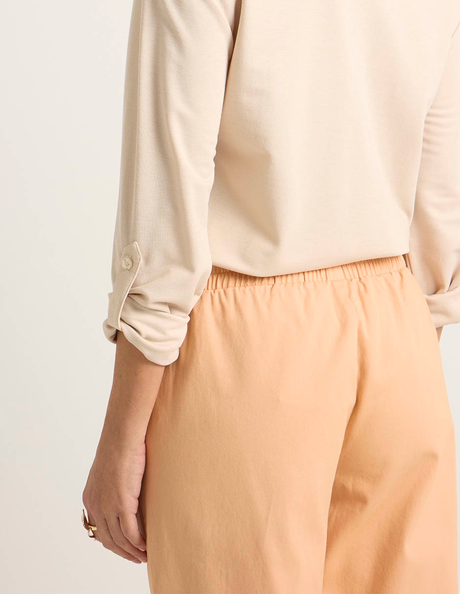 Blusa camisera manga larga para mujer 2